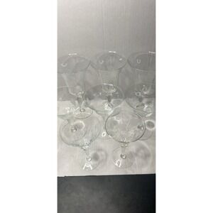 Vtg Set of 11 Elegant Cordial Liquor Glasses Etched w/Vine Pattern, 3 Sizes